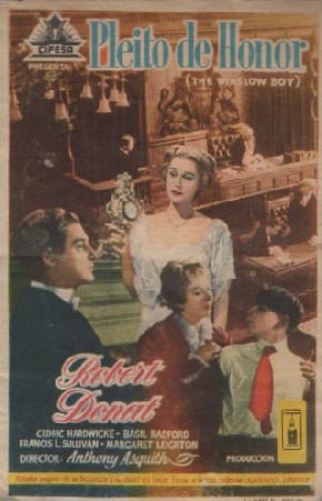 PROGRAMA DE CINE: PLEITO DE HONOR