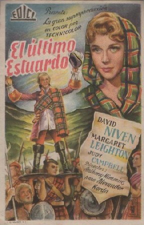 PROGRAMA DE CINE: EL ÚLTIMO ESTUARDO
