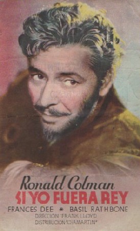 PROGRAMA DE CINE: SI YO FUERA REY