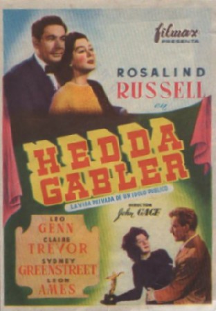 PROGRAMA DE CINE: HEDDA GABLER. LA VIDA PRIVADA DE UN IDOLO PÚBLICO
