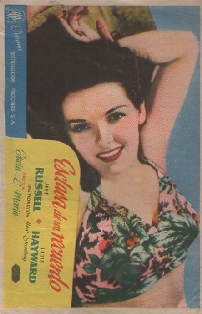 PROGRAMA DE CINE: ESCLAVA DE UN RECUERDO