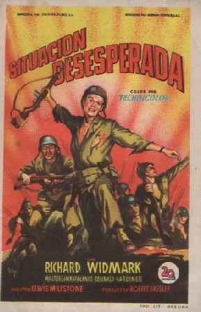 PROGRAMA DE CINE: SITUACIÓN DESESPERADA