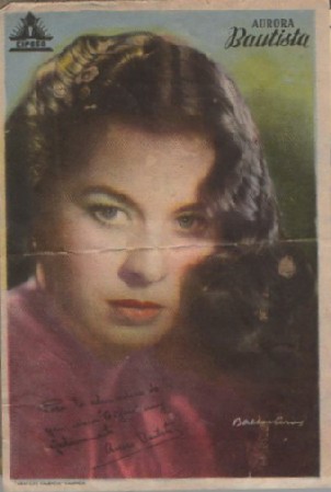 PROGRAMA DE CINE: AURORA BAUTISTA