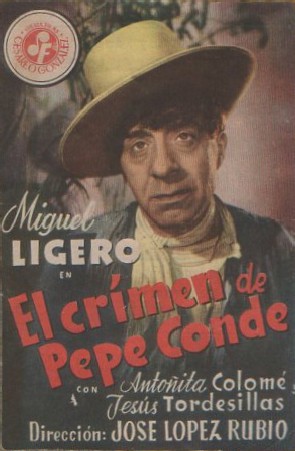 PROGRAMA DE CINE: EL CRIMEN DE PEPE CONDE