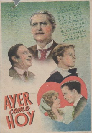 PROGRAMA DE CINE: AYER COMO HOY