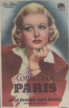 PROGRAMA DE CINE: CÓMICOS EN PARÍS