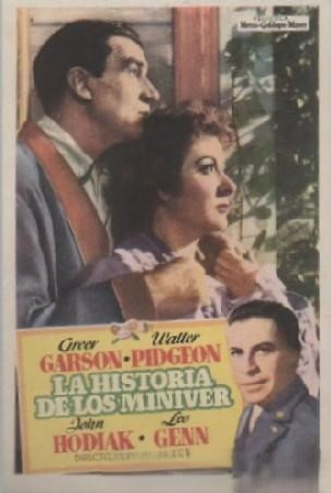 PROGRAMA DE CINE: LA HISTORIA DE LOS MINIVER