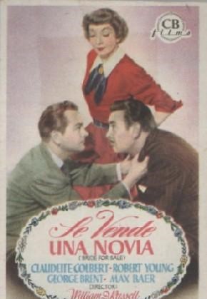 PROGRAMA DE CINE: SE VENDE NOVIA