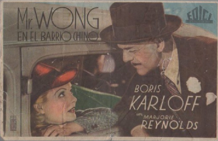 PROGRAMA DE CINE: MR WONG EN EL BARRIO CHINO