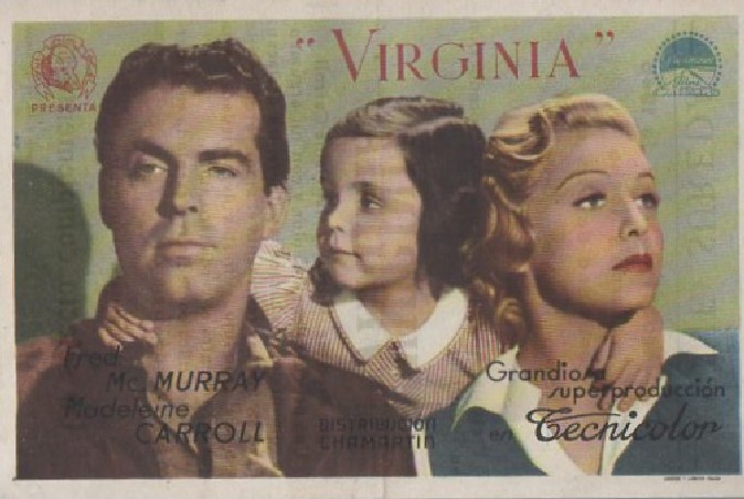 PROGRAMA DE CINE: VIRGINIA