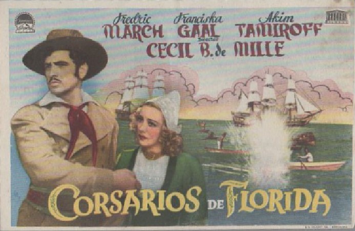 PROGRAMA DE CINE: CORSARIOS DE FLORIDA