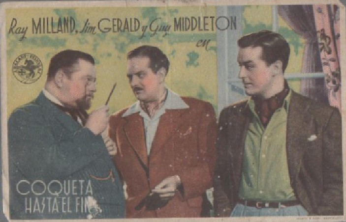 PROGRAMA DE CINE: COQUETA HASTA EL FIN