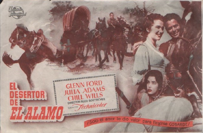 PROGRAMA DE CINE: EL DESERTOR DE EL ALAMO
