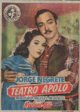 PROGRAMA DE CINE: JORGE NEGRETE TEATRO APOLO