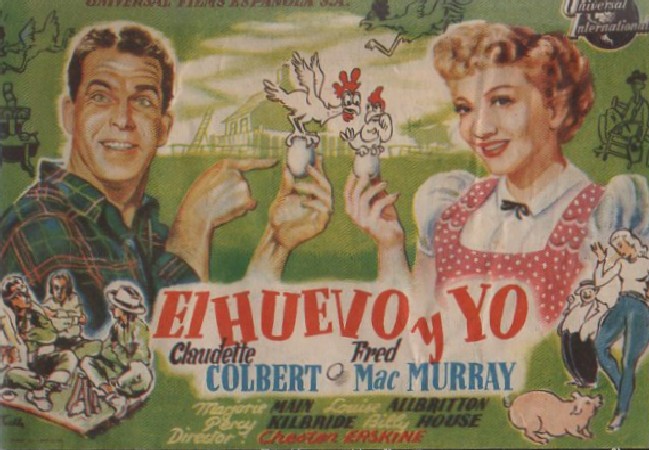 PROGRAMA DE CINE: EL HUEVO Y YO