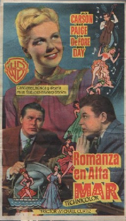 PROGRAMA DE CINE: ROMANZA EN ALTA MAR