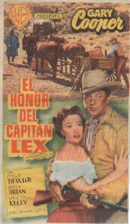 PROGRAMA DE CINE: EL HONOR DEL CAPITAN LEX