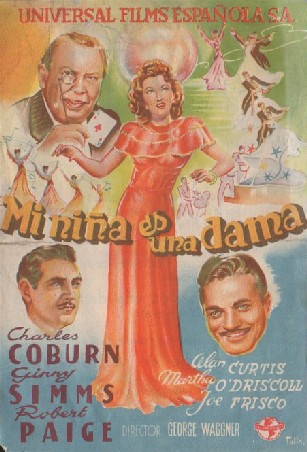 PROGRAMA DE CINE: MI NIÑA ES UNA DAMA