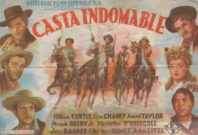 PROGRAMA DE CINE: CASTA INDOMABLE