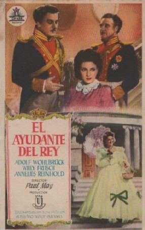 PROGRAMA DE CINE: EL AYUDANTE DEL REY