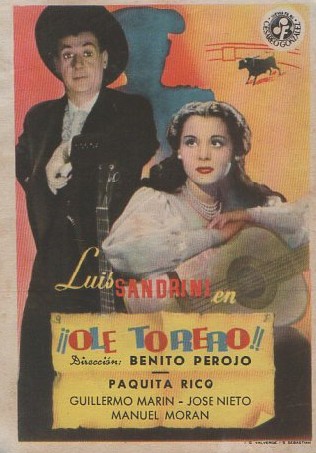 PROGRAMA DE CINE: ¡¡OLE TORERO!!