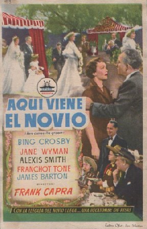 PROGRAMA DE CINE: AQUÍ VIENE EL NOVIO