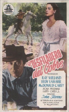 PROGRAMA DE CINE: EL DESFILADERO DEL COBRE