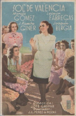 PROGRAMA DE CINE: SOL DE VALENCIA