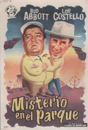 PROGRAMA DE CINE: MISTERIO EN EL PARQUE