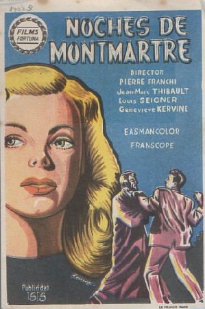 PROGRAMA DE CINE: NOCHES DE MONTMARTRE