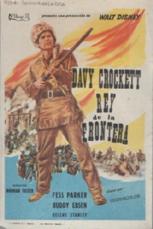 PROGRAMA DE CINE: DAVY CROCKETT REY DE LA FRONTERA