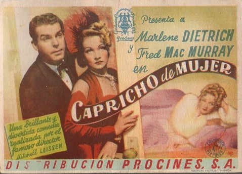 PROGRAMA DE CINE: CAPRICHO DE MUJER