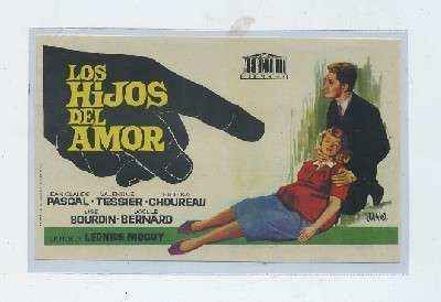 PROGRAMA DE CINE: LOS HIJOS DEL AMOR