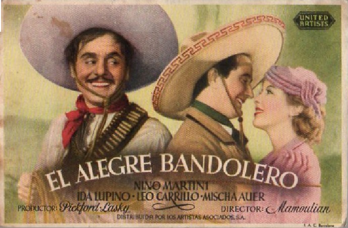 PROGRAMA DE CINE: EL ALEGRE BANDOLERO