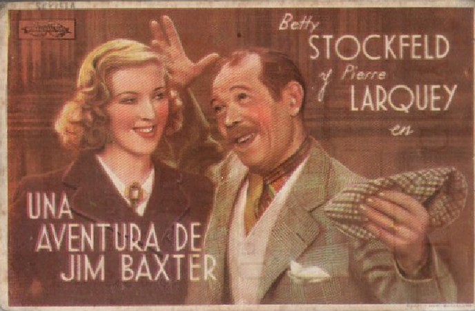 PROGRAMA DE CINE: UNA AVENTURA DE JIM BAXTER