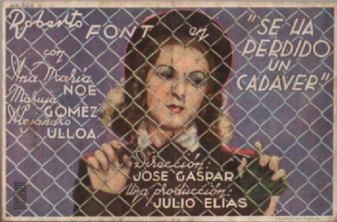 PROGRAMA DE CINE: SE HA PERDIDO UN CADAVER