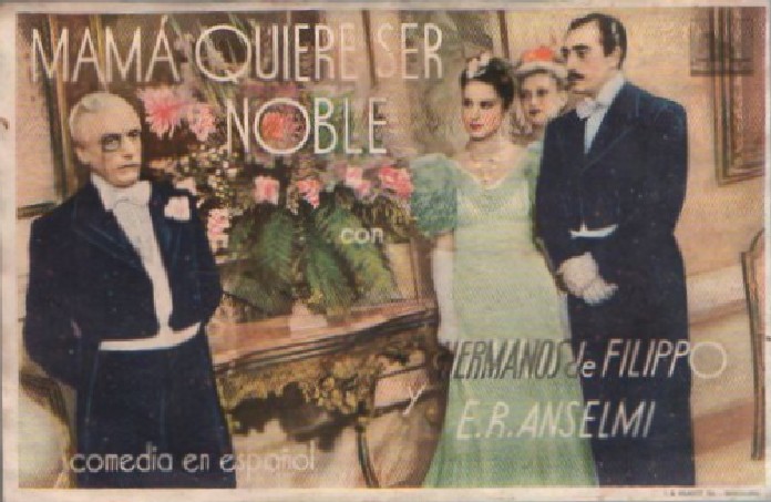 PROGRAMA DE CINE: MAMÁ QUIERE SER NOBLE
