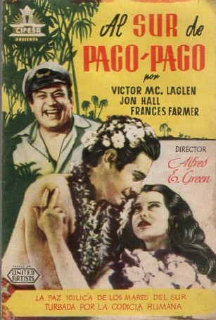 PROGRAMA DE CINE: AL SUR DE PAGO PAGO