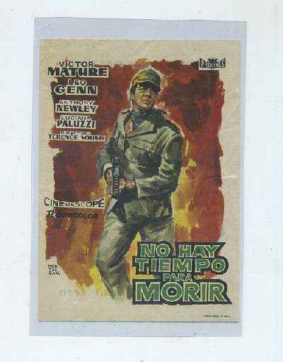 PROGRAMA DE CINE: NO HAY TIEMPO PARA MORIR