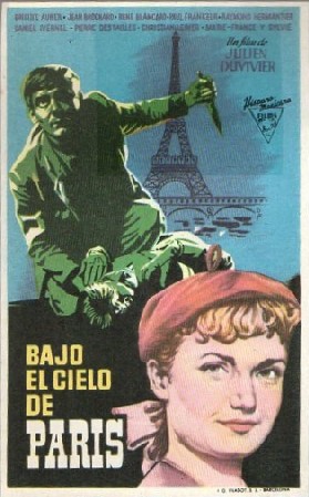PROGRAMA DE CINE: BAJO EL CIELO DE PARIS