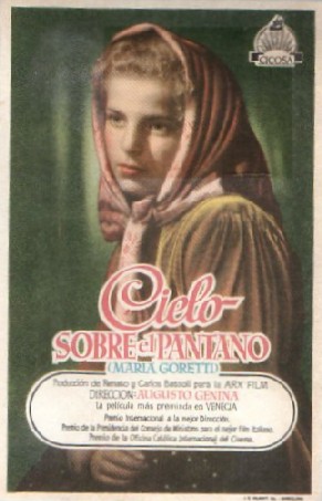 PROGRAMA DE CINE: CIELO SOBRE EL PANTANO
