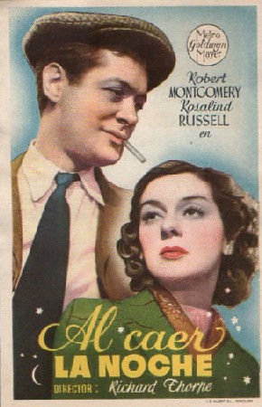 PROGRAMA DE CINE: AL CAER LA NOCHE