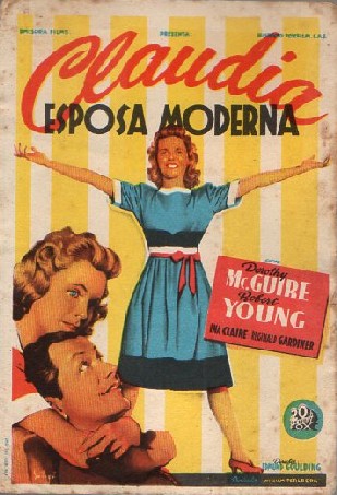 PROGRAMA DE CINE: CLAUDIA ESPOSA MODERNA