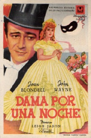 PROGRAMA DE CINE: DAMA POR UNA NOCHE