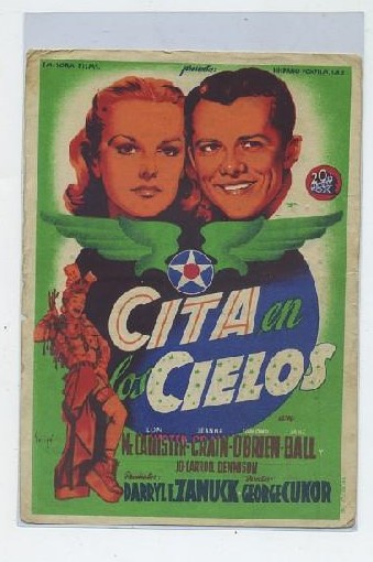 PROGRAMA DE CINE: CITA EN LOS CIELOS