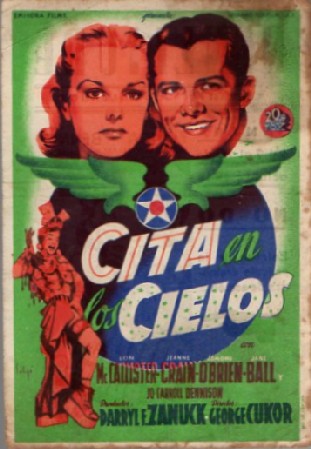 PROGRAMA DE CINE: CITA EN LOS CIELOS