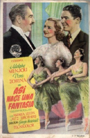 PROGRAMA DE CINE: ASÍ NACE UNA FANTASÍA