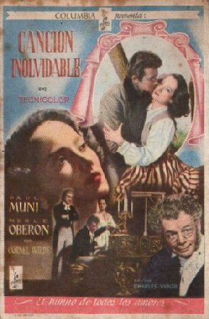 PROGRAMA DE CINE: CANCIÓN INOLVIDABLE