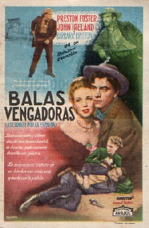 PROGRAMA DE CINE: BALAS VENGADORAS