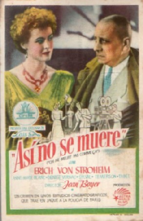PROGRAMA DE CINE: ASÍ NO SE MUERE